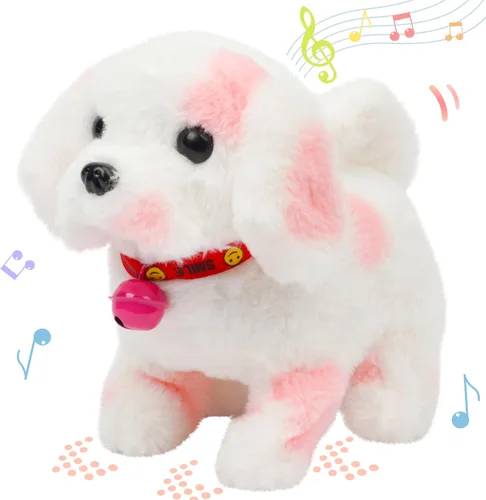 Vista 39 de Hopearl - Conejo saltarín con campana, interactivo, mascota electrónica de peluche con sonidos y movimientos, orejas que se mueven y nariz que se