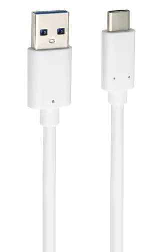 Vista 2 de PremiumCord Cable de conexión USB-C a USB 3.0 de 9.8 ft, cable de datos SuperSpeed de hasta 10 Gbit/S, conexión hasta 3 A, conector USB 3.1