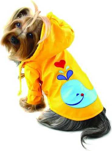 Vista 3 de Perro/Cachorro Daisy Chaqueta Impermeable/Impermeable Equipo De Lluvia/Ropa Impermeable Con Forro Algodón - XS