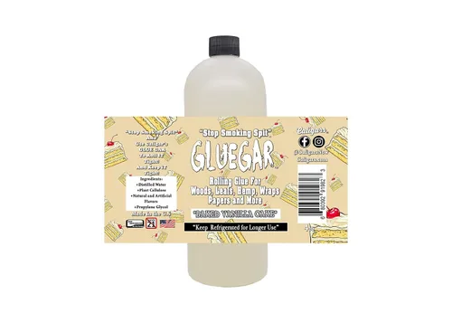 Vista 3 de GlueGar - 4 onzas – 1 galón – Botellas de tamaño rodillo (pegamento natural para enrollar, cigarro, papel, envoltura) (sin sabor OG, 1 galón)