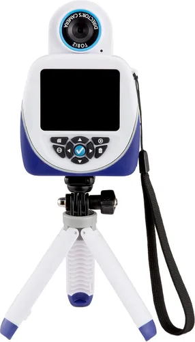 Vista 9 de Little Tikes Tobi 2 Director's - Cámara digital de alta definición para fotos y videos, pantalla verde, selfies, temporizador automático, trípode