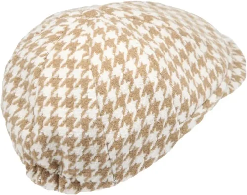 Vista 4 de WITHMOONS Gorro de invierno con diseño de pata de gallo MU31449