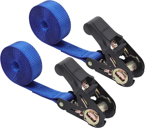 Vista 16 de Correas de amarre de trinquete sin fin, amarre de carga resistente, correa negra de nailon resistente de 4 pies, correas de seguridad de trinquete
