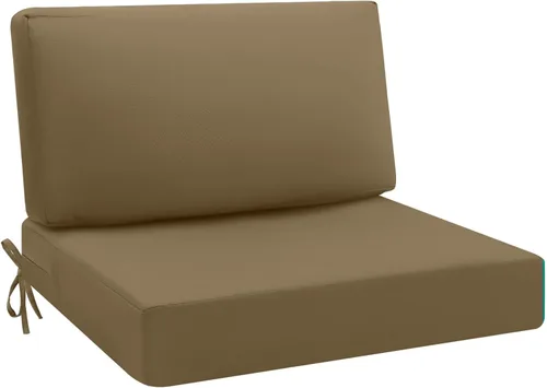Vista 35 de idee-home Cojines impermeables para asiento de exteriores, para muebles de patio, cojines de repuesto para asiento profundo Hampton Bay