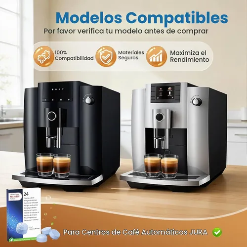 Vista 2 de CPLIKE 64308 Tabletas de limpieza para máquinas de café compatibles