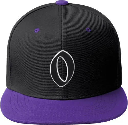 Vista 478 de Daxton Gorra clásica con visera de billete plano con letras del alfabeto inglés antiguo de la A a la Z