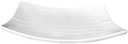 Vista 7 de Lucky Star Plato rectangular de melamina para servir, blanco, 12 piezas por caja (1 docena) (8 x 6 pulgadas)