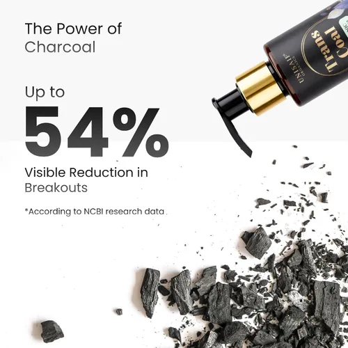 Vista 2 de Transcoal - Jabón facial de carbón natural para hombres y mujeres, lavado facial exfoliante para prevención del acné, control de aceite, limpiador