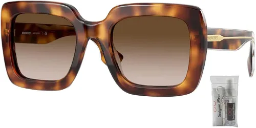 Vista 2 de BURBERRY BE4284 Square Sunglasses for Women + BUNDLE with Designer iWear Complimentary Eyewear Care Kit