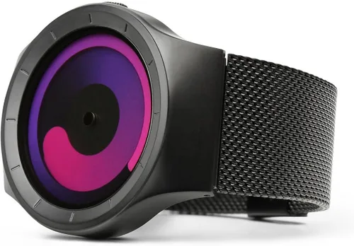 Vista 2 de ZIIIRO Reloj de mercurio., Negro púrpura