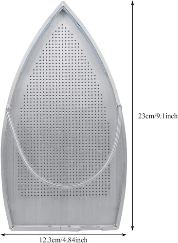 Vista 4 de Iron Shoe Cover - Protector universal antiadherente para placa de hierro, aluminio, plata, 9.1 x 4.8 in