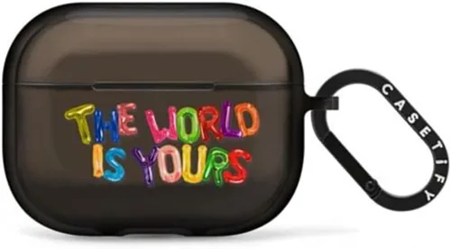 Vista 44 de CASETiFY Impact Airpods Pro (1ª/2ª) - Funda con anillo, color negro