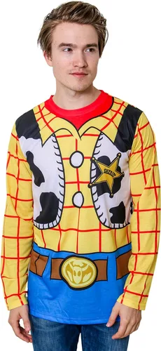 Vista 2 de Disney Toy Story - Camiseta de disfraz con texto en inglés I Am Sheriff Woody