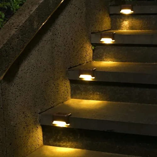 Vista 9 de SOLPEX - Luces solares para cubierta al aire libre, impermeables, paquete de 12 unidades, luces LED para escalones, terraza, vallas, patios