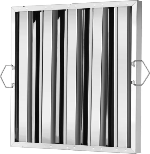Vista 3 de New Star Foodservice 54378 Filtro de campana de acero inoxidable 20 pulgadas de ancho x 20 pulgadas de alto