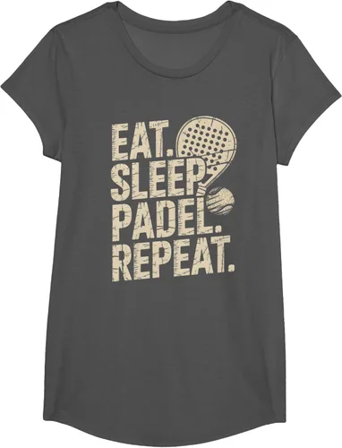 Vista 33 de Camiseta Eat Sleep Padel Repeat Padel Jugador de Tenis