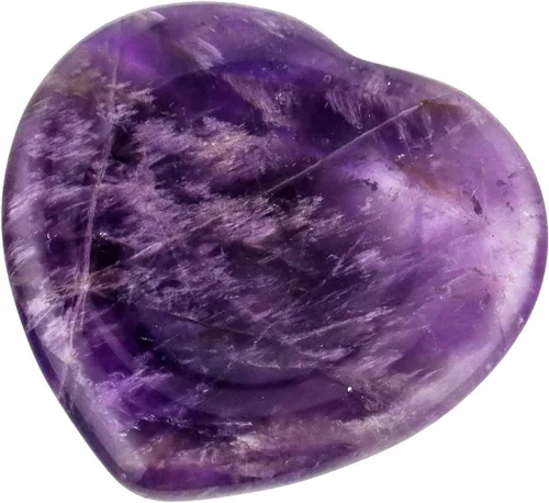 Vista 8 de SUNYIK Piedra natural tallada a mano para el pulgar, piedras pulidas en el bolsillo de la palma, cristal curativo para el día de San Valentín