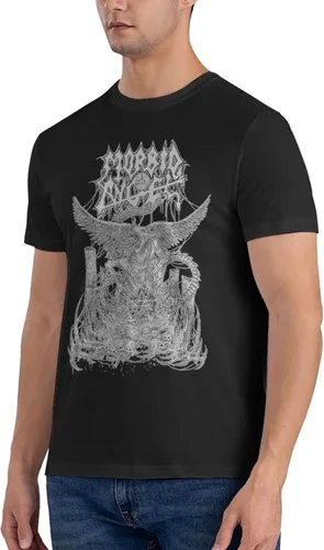 Vista 4 de PEYDEN Morbid Angel T Shirt Men Summer Fashion Breathable Cotton Round Neckline Shirt Sports Fitness Short Sleeve Tees
