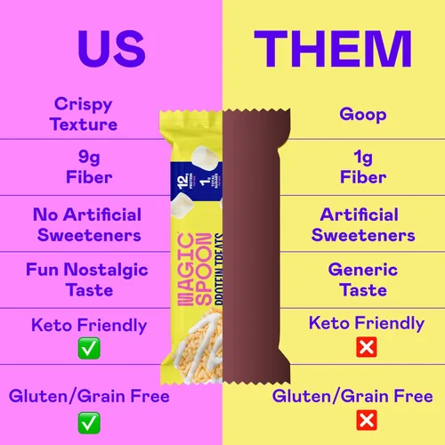 Vista 5 de Magic Spoon Treats Marshmallow - 8 barras altas en proteínas, sin gluten