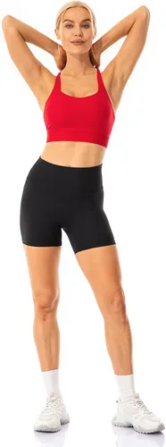 Vista 3 de Lavento - shorts para ciclismo, yoga, para mujer con sensación de segunda piel, cintura alta, ultrasuave, tiro de 56 pulgadas.