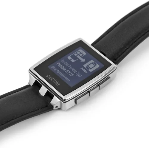 Vista 5 de ArmorSuit Pebble Steel - Protector de pantalla para reloj inteligente (2 unidades), cobertura completa, protector de pantalla MilitaryShield