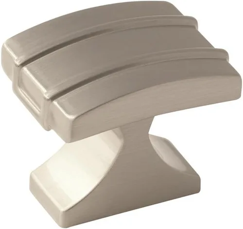 Vista 16 de Amerock Pomo para gabinete Bronce champán Longitud de 1-1/2 pulgadas (1.496 in) Davenport paquete de 1 unidad Pomo de cajón Herrajes