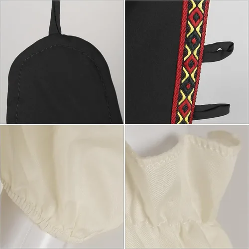 Vista 6 de HOMELEX Vestido renacentista para mujer, disfraz de elfo medieval, talla grande, disfraz de festival Ren Faire Midevil