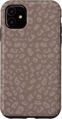 Vista 8 de Neutral Tan - Chic Elegant Leopard Animal Funda con patrón de impresión para iPhone 17
