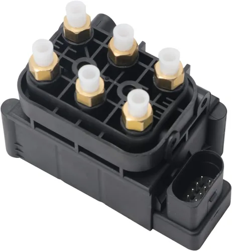 Vista 4 de SHOWSEN Bloque de válvula electromagnética del compresor de la suspensión del aire 68087233AA compatible con Jeep Grand Cherokee 2011-2017