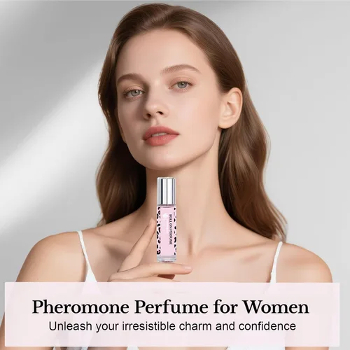 Vista 5 de Perfumes de feromonas para mujeres, perfume roll-on perfume, aceites de perfume de larga duración para mujeres, 0.34 onzas líquidas (0.3 fl oz)