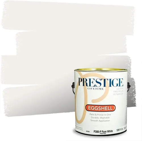 Vista 17 de PRESTIGE Paints - Pintura interior e imprimación en uno, 1 galón, cáscara de huevo, pimienta envejecida