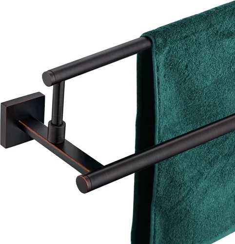 Vista 18 de Toallero de mano KOKOSIRI de 16 pulgadas, toallero de baño para estante de gabinete de baño, barras de toallas, acero inoxidable cepillado dorado