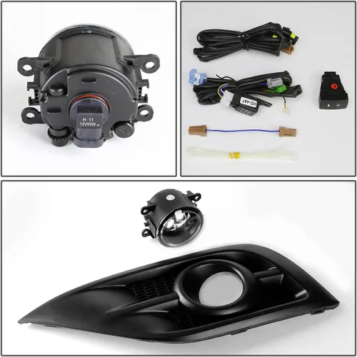 Vista 4 de DNA MOTORING FL-ZTL-128-CH - Luz antiniebla para parachoques delantero y lado del pasajero, mejora la visibilidad [compatible con Honda CR-V 12-14]