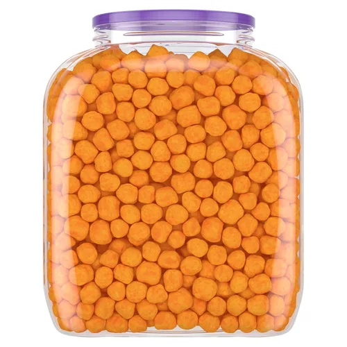 Vista 6 de Utz Barril de Bolas de Queso, Sabroso Aperitivo Horneado con Queso Cheddar Real, Deliciosamente Crujiente Aperitivo de Fiesta, Sin Gluten