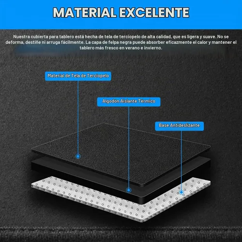 Vista 7 de Autorder Alfombrilla de cubierta de tablero para Toyota 4Runner 2003 2004 2005 2006 2007 2008 2009 Accesorios Cubierta de tablero de terciopelo