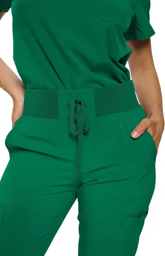 Vista 5 de Pantalones quirúrgicos acanalados para mujer
