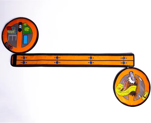Vista 5 de Hot Wheels ZipBin Wheelie Track Pack - Almacenamiento portátil de autos