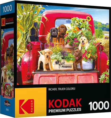 Vista 7 de RoseArt - Kodak Premium - Assos Village - Rompecabezas de 1000 piezas para adultos