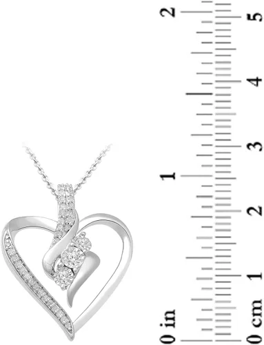 Vista 8 de Amazon Essentials Collar con colgante de diamantes de 3 piedras (1/4 cttw), 18 pulgadas (anteriormente colección Amazon)