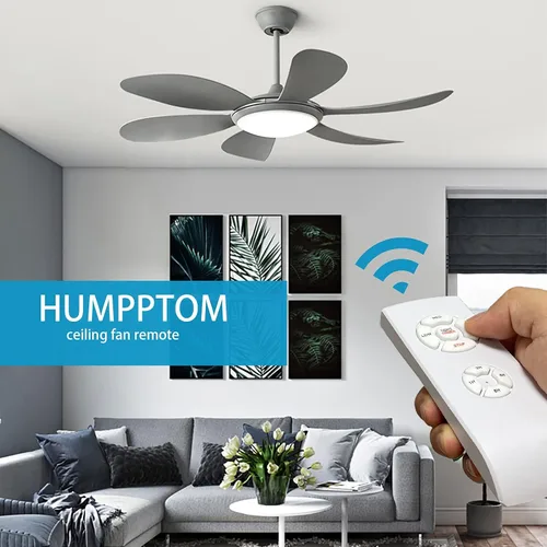 Vista 5 de Kit de control remoto para ventilador de techo, receptor universal de tamaño pequeño compatible con Hampton Bay Harbor Breeze Hunter, atenuable