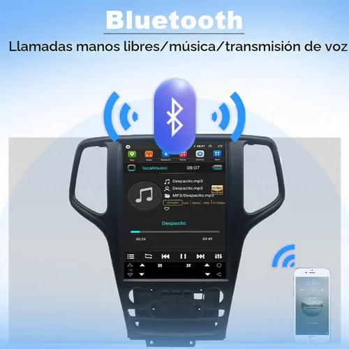 Vista 5 de Radio estéreo de coche para Jeep Grand Cherokee 2014-2020 Actualización estéreo de 12.1