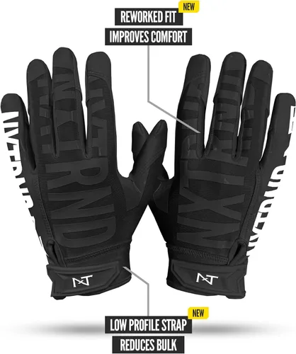 Vista 3 de Nxtrnd G1 Pro - Guantes de fútbol americano para hombre, guantes de receptor pegajosos para adultos