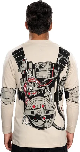 Vista 5 de Camiseta de manga larga para adultos con estampado gráfico de Cazafantasmas Spengler