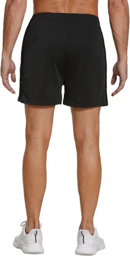 Vista 3 de Deyeek Pantalones cortos de recuperación de rodilla con bolsillos para hombre, pantalones cortos de recuperación atléticos con bolsillos