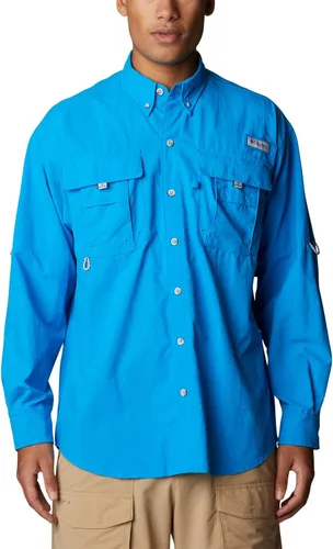 Vista 48 de Columbia Camisa de pesca PFG Bahama II de manga larga para hombre