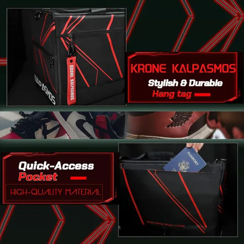Vista 4 de Bolsa de viaje para zapatos deportivos, maleta de zapatos para viajes, bolsa de gimnasio, bolsa de deporte, una bolsa de viaje multifuncional con 3