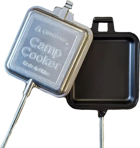 Vista 2 de Coghlan's Aluminum Camp Cooker, Lightweight & Durable Non-Stick Ceramic Interior, for Sandwiches, Pies, & Desserts, Great for Camping, BBQs