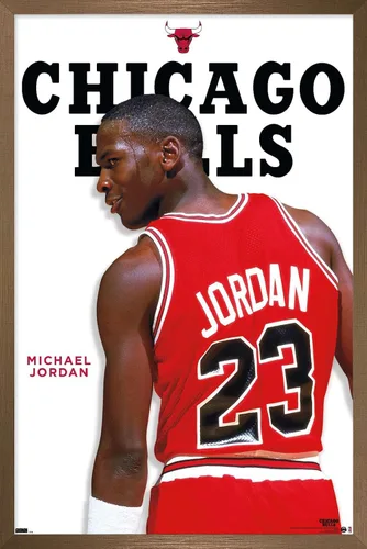 Vista 14 de Trends International Michael Jordan - Póster de pared de la serie de características, 22.4 pulgadas de largo x 14.7 pulgadas, versión enmarcada