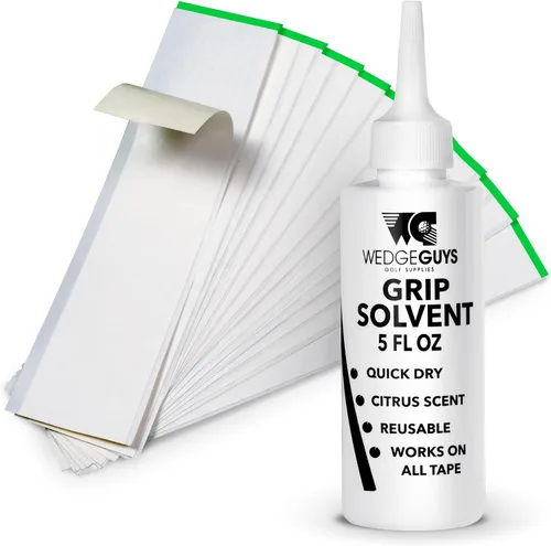 Vista 8 de Wedge Guys Golf Grip Kits for Regripping Golf Clubs - Professional Quality - Options Include Hook Blade, 15 or 30 Tape Strips, 5 or 8 oz Solvent