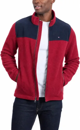 Vista 14 de Tommy Hilfiger Chaqueta de forro polar clásica con cremallera frontal para hombre Negro